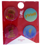 4 Pk Large Button Badges
