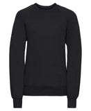 Kids raglan sleeve sweatshirt 1/2 / Black