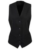 Women's lined polyester waistcoat 2XS. / Black