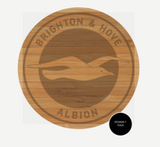 4pcs Round Bamboo CoasterSet (9.5cm)