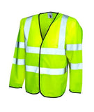 Personalised Long Sleeve Safety Waist Coat