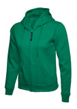 300GSM Ladies Classic Full Zip Hooded Sweatshirt