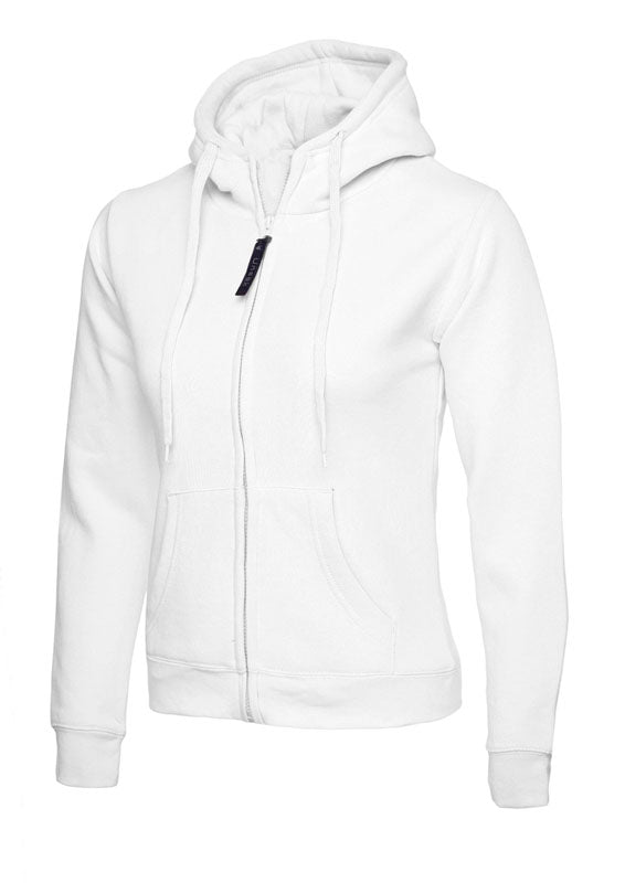 300GSM Ladies Classic Full Zip Hooded Sweatshirt