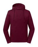 Pure organic high collar hooded sweatshirt