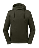 Pure organic high collar hooded sweatshirt