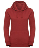 Women's authentic melange hooded sweatshirt