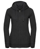 Women's authentic melange zipped hood sweatshirt