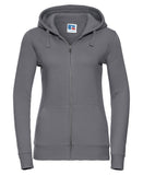 Women's authentic zipped hooded sweatshirt