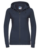 Women's authentic zipped hooded sweatshirt