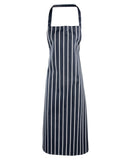 Striped bib apron