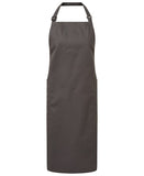 Recycled polyester and cotton bib apron, organic and Fairtrade certified