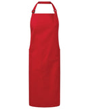 Recycled polyester and cotton bib apron, organic and Fairtrade certified