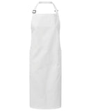 Recycled polyester and cotton bib apron, organic and Fairtrade certified