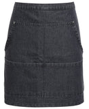 Jeans stitch denim waist apron