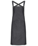 Cross back 'barista' bib apron