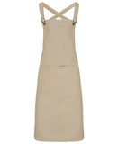 Cross back 'barista' bib apron