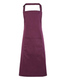 Colours bib apron with pocket