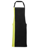 Contrast bib apron