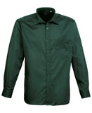 Long sleeve poplin shirt