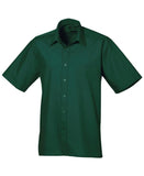 Short sleeve poplin shirt