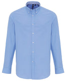 Cotton-rich Oxford stripes shirt