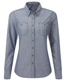 Women’s Chambray shirt, organic and Fairtrade certified