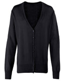 Women's button-through knitted cardigan