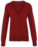 Women's button-through knitted cardigan