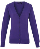 Women's button-through knitted cardigan