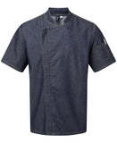 Chef's zip-close short sleeve jacket