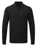 ‘Essential’ unisex long sleeve workwear polo shirt